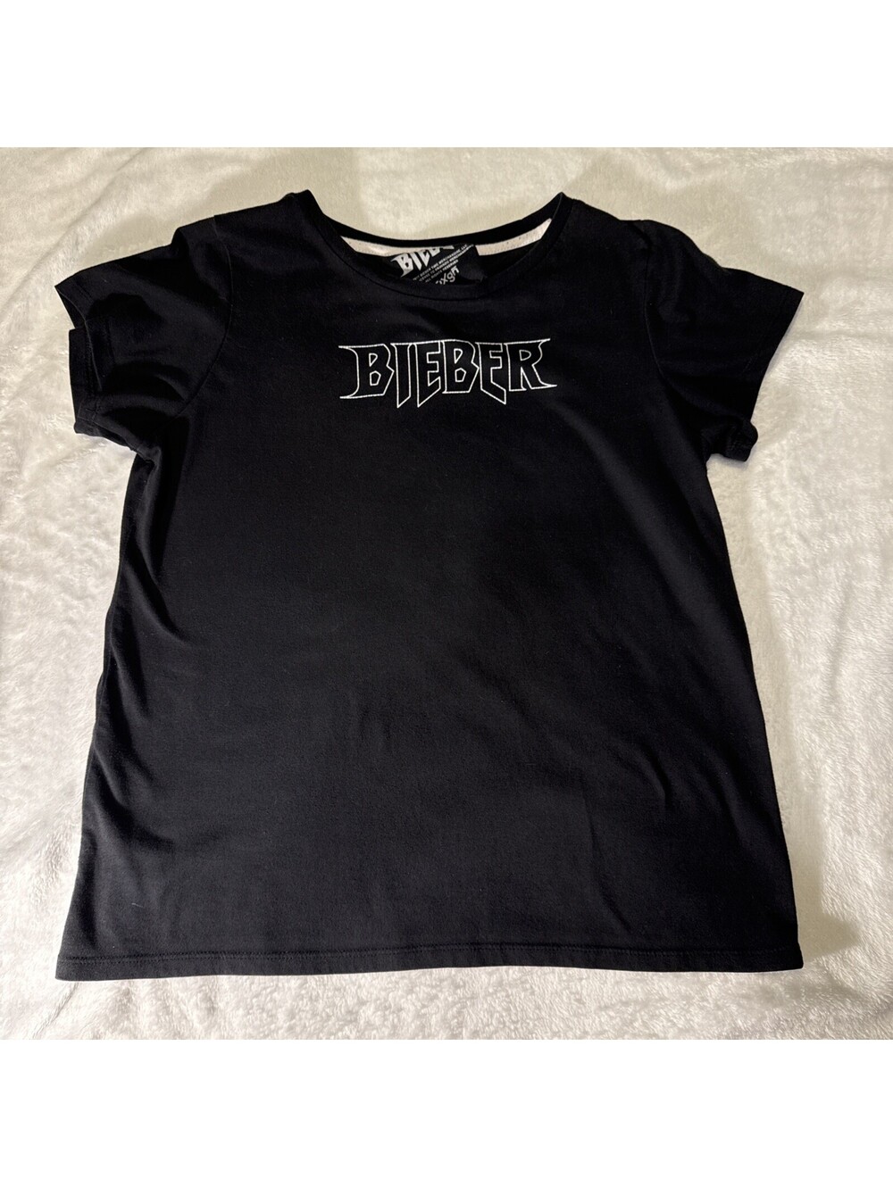 Vintage Y2K Justin Bieber Concert Tee M (0035)